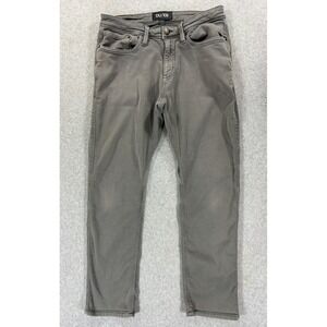 Du/er N2X Relaxed Taper 5 Pocket Jeans (Men's‎ 32x30) Gray/Green